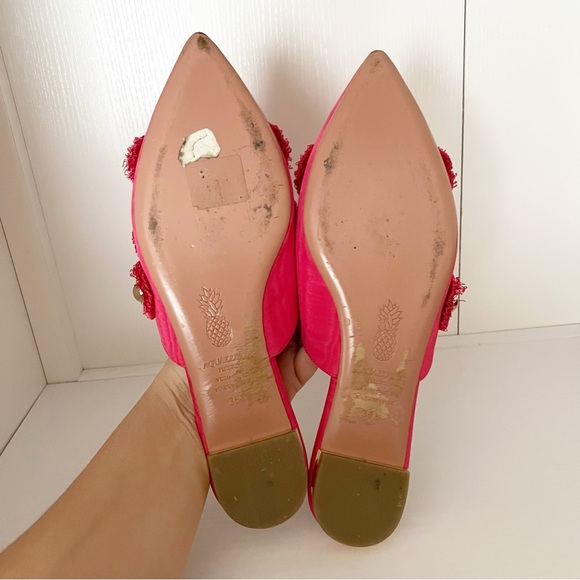 AQUAZZURA Sunflower Studded Mule Slide - Picture 8 of 9